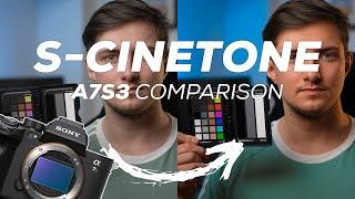 S-CINETONE (vs. S-Log 3) Comparison A7SIII