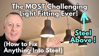 Challenging DIY: Installing Kitchen Pendant Lights into Steel