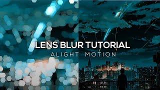 AE inspired lens blur on Alight Motion Tutorial