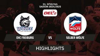 DEL2: EHC Freiburg vs. Selber Wölfe I Highlights - 51. Spieltag | SDTV Eishockey