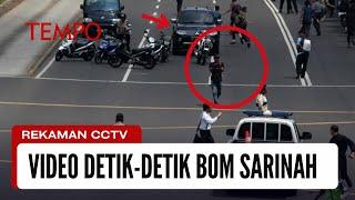 Rekaman CCTV: Detik-Detik Teroris Bom Sarinah MH Thamrin Jakarta Dilumpuhkan