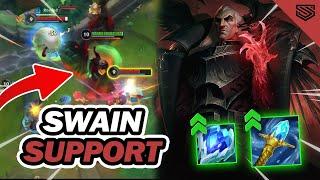 SWAIN SUPPORT NEW HOT PICK!  CAN HE BE A CARRY? - Wild Rift 5.0c Gameplay