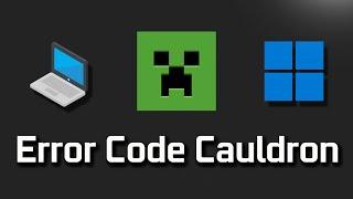 Minecraft Error Failed To Login Error Code Cauldron We Could Not Sign You Into Microsoft Account FIX