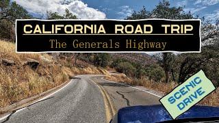 Sierra Nevada Scenic Drive: The Generals Highway in Sequoia (4K Hyperlapse)