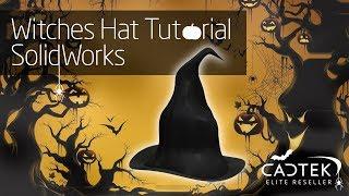 How to Create a Witches Hat in SolidWorks