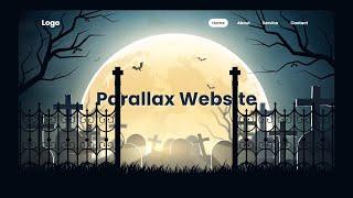 Parallax Scrolling Website HTML CSS & Javascript | How to Make Parallax Website