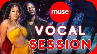 Akon and Amirror Live Vocal Production Session - with Muse App Remote Recording