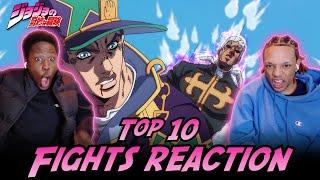 Non JoJo Fans React to Supercuts’s Top 10 Fight Scenes !