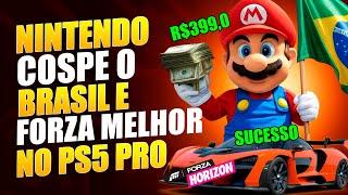 NINTENDO AUMENTA O PREÇO DOS JOGOS NO BRASIL E FORZA HORIZON 5 VENDENDO MUITO NO PS5!