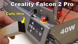 Creality Falcon 2 Pro - enclosed 40W diode laser, safe even for my students :-)