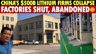 China’s $500 Billion Lithium Battery Firms Face Collapse: Factories Shut, Buildings Abandoned