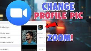 How To Change Profile Picture On Zoom Mobile App on Android and Ios | Update Profile Picture on zoom