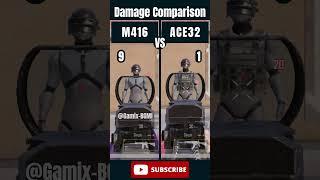 M416 vs ACE32 #bgmi #pubg #trending #comparison #bgis