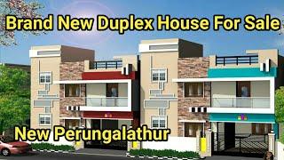 H29||Brand New Duplex House For Sale || New Perungalathur ||3BHK || Individual House