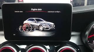 W205 AMG START UP SCREEN + C63 VEHICLE DESIGN + ENGINE DATA