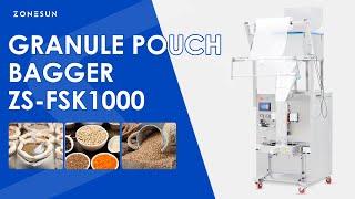 ZONESUN Automatic Vertical Form Fill Seal Machine Pouch Filling Machine ZS-FSK1000