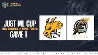 Alpha Esports vs Team Payaman Game 1 Just ML Cup