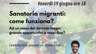 Sanatoria migranti: come funziona?