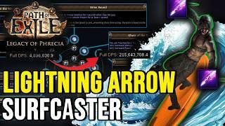 Lightning Arrow Surfcaster - Fast Legacy of Phrecia Event League Starter - Path of Exile 3.25