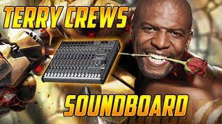 Using a Terry Crews Soundboard in Overwatch Competitive! (Overwatch Trolling)