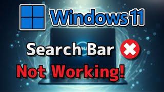 Fix Windows 11/10 Search Bar Not Showing Results Not Working [2024]