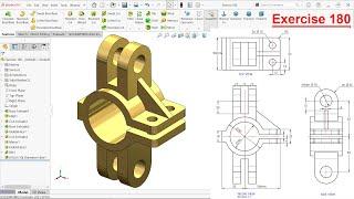 SolidWorks tutorial Exercise 180