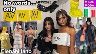 Avavav full runway fashion show 24/09/23 MFW. My cool fashion video    #italy #milan #mfw