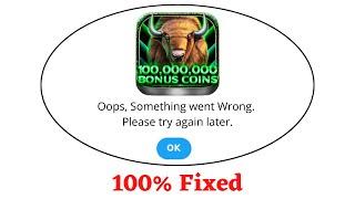 Fix Epic Jackpot Oops Something Went Wrong Error. Please Try Again Later Problem Error Solved