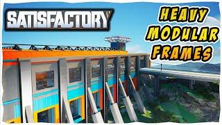 Building A BEAUTIFUL Heavy Modular Frame Factory in Satisfactory Ep.08
