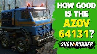 How Good Is The Azov 64131 Truck In SnowRunner? | Fully Upgraded & Tested All Conditions