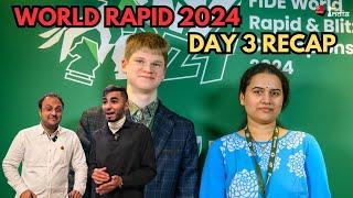 Another Indian World Champion! Recap of World Rapid 2024 Day 3