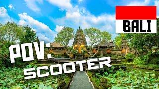 BEAUTIFULL BALI Scooter Drive - Driving around small villages