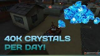 tanki online How to Earn Crystals and experience FAST! 40k cry a day?(Guide To For Beginners