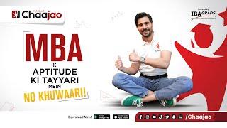 Preparation for IBA MBA - EMBA Aptitude Test Made EasierPrepare from Chaajao - by IBAGRADS ⭐