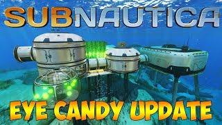 ОБНОВЛЕНИЕ (EYE CANDY UPDATE). НОВАЯ ГРАФИКА И ПЛЮШКИ ► Subnautica #15