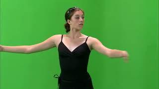 Ballerina Dancing on Green Screen effects bridge green screen video green