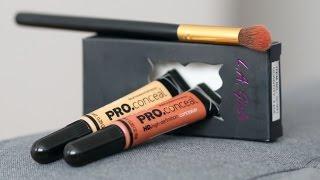 How I Color Correct My Face Using LA GIRL COSMETICS PRO Correctors / WOC