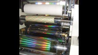 High-Precision Hologram embosser for PET/OPP/PVC/PE/PC film