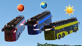 The ULTIMATE Gravity Test  #1 - Capsule Bus [BeamNG.Drive]