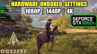 GTX 1660 Ti | Assassin's Creed Odyssey - 1080p, 1440p, 4K - HUB optimised performance settings