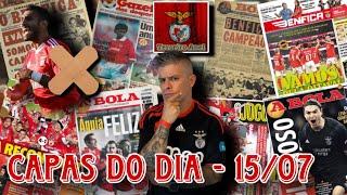 BENFICA-REVISTA IMPRENSA 15 Julho, PAVLIDIS OPERADO E BENFICA PERDE GREGO DURANTE 2 SEMANAS!! ️