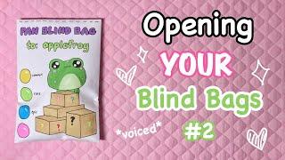 opening YOUR fan blind bags!  | voiced | applefrog