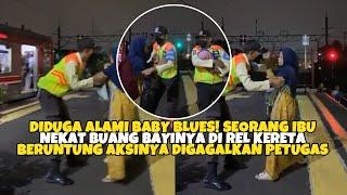 Viral Aksi Nekat Ibu Hendak Buang Bayi di Rel Stasiun Pasar Minggu, Faktanya?