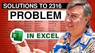 Excel Viewer Solutions to Podcast 2316 - Cleaning Data with Power Query - Episode 2323