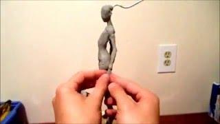 Widowmaker sculpture part 1- Roughing out the form