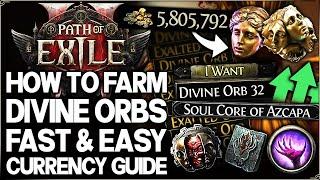 Path of Exile 2 - 3 EASY Ways ANYONE Can Farm FAST Divine Orbs - Best Early Currency Guide & Tips!