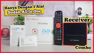 All in One - Set Top Box DVB-T2, Receiver Parabola & Android TV Box, Review GT Media Combo Digital