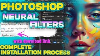 Install Neural Filters in Photoshop Offline Method | All Errors Solved 100%