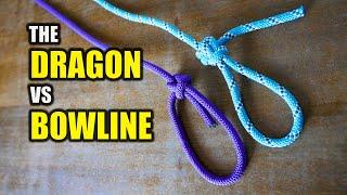 The Double Dragon Loop Knot vs the Bowline Knot