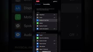 Iphone display & text size  adjust easy way in this video  Do subscribe